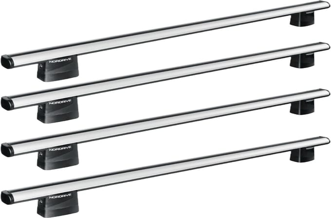 Nordrive 4 aluminium dakdragers - VW Transporter T6 2015 - 2019