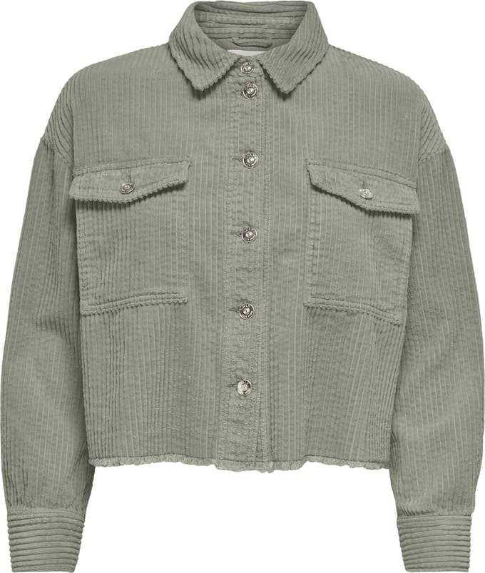Loose fit overhemdjack van pure katoen model 'MARINA'