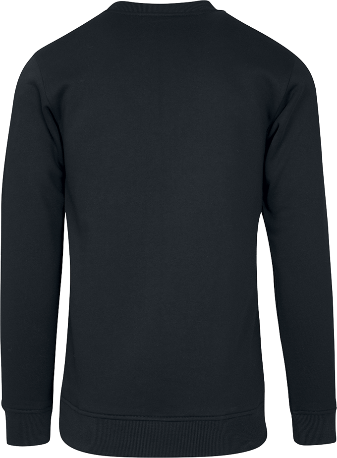 Urban Classics Sweatshirts - Basic Terry Crew - S tot 5XL - voor Mannen - zwart