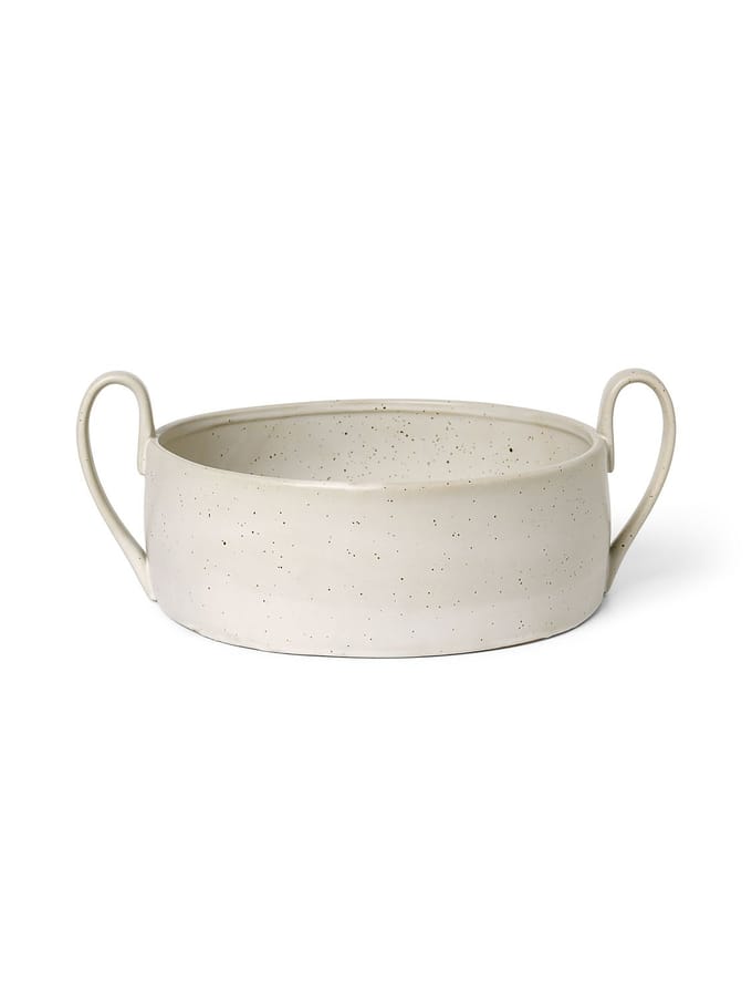 Ferm Living Flow Centrepiece schaal - gebroken wit gespikkeld