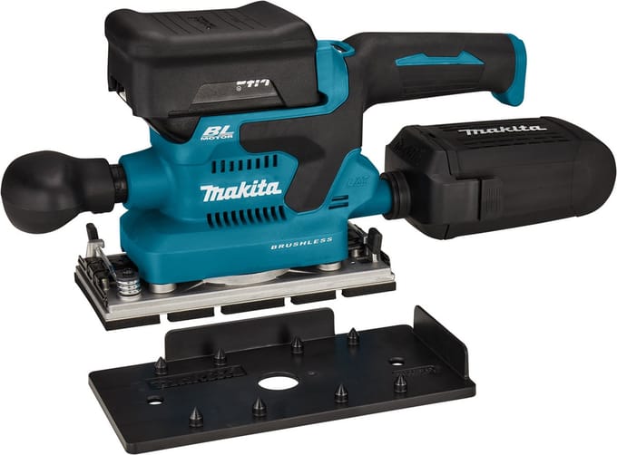 Makita DBO381ZU Accu Vlakschuurmachine AWS 18V Basic Body