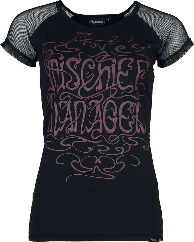 Harry Potter Mischief Managed Dames T-shirt - zwart - XL