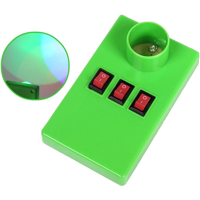 Drie Primaire Kleuren van Licht Fysisch Optisch Experiment Onderwijsapparatuur Tool voor Schoollab Student green