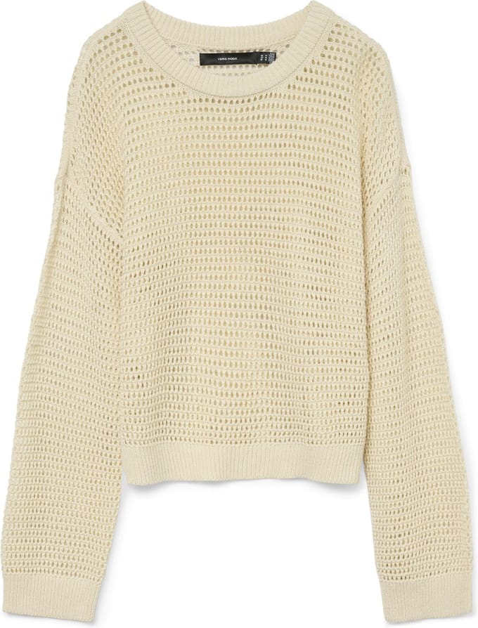 VERO MODA - VMNEWMADERA LS O-NECK PULLOVER BOO - Dames - Gebreide truien