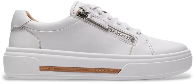 Clarks Hollyrose Zip leren schoenen
