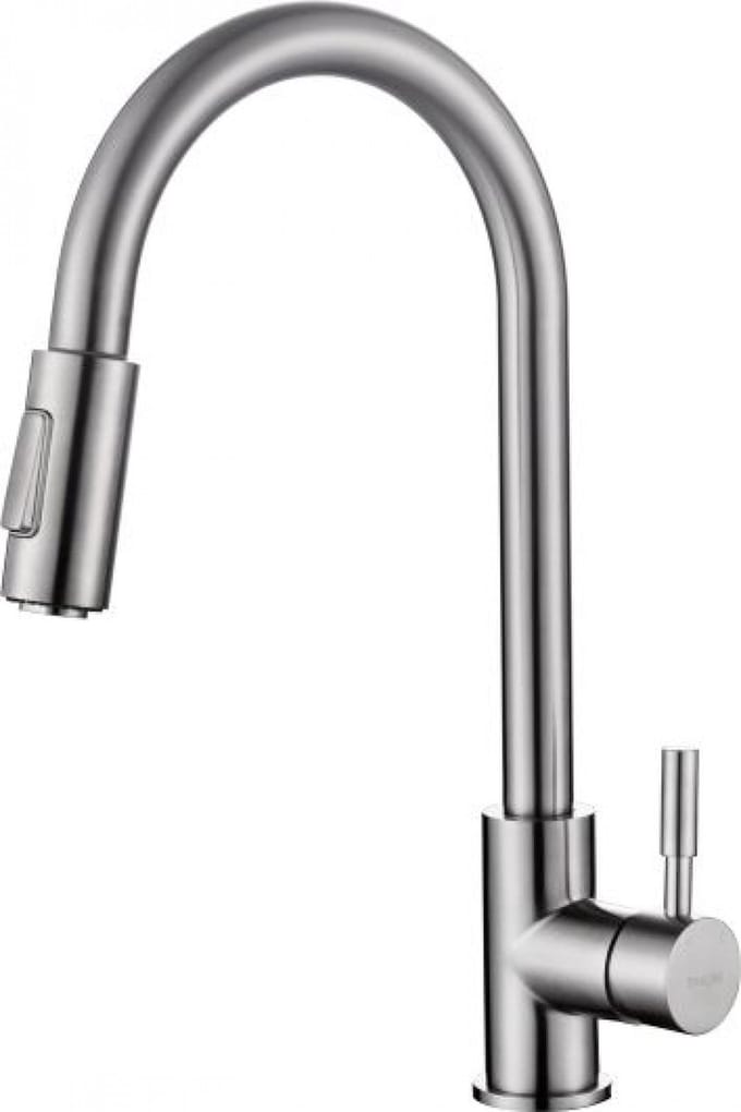 Sanifun Benton RVS keukenkraan – Cold‑start & handdouche