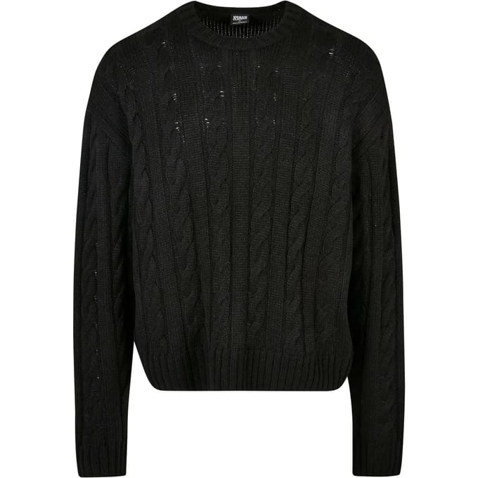 Urban Classics - Boxy Sweater/trui - 3XL - Zwart