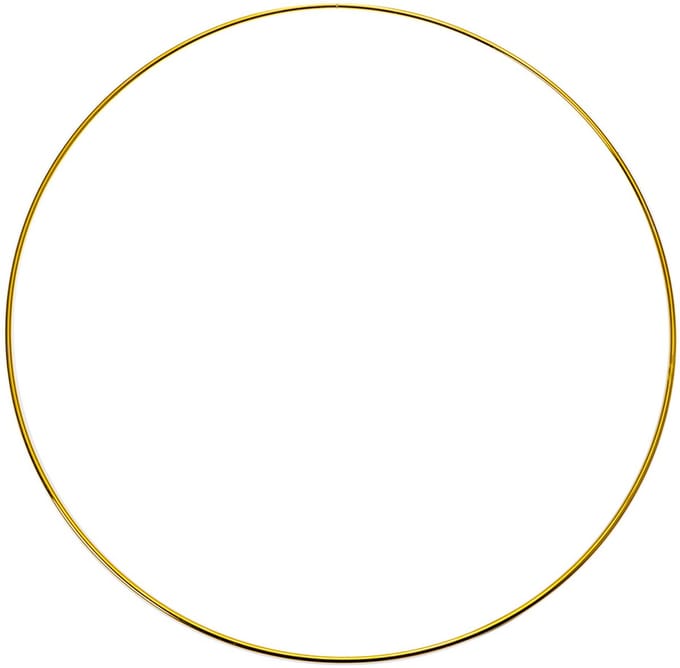 Clayre & Eef Decoratie Ø 30 cm Goudkleurig Metaal