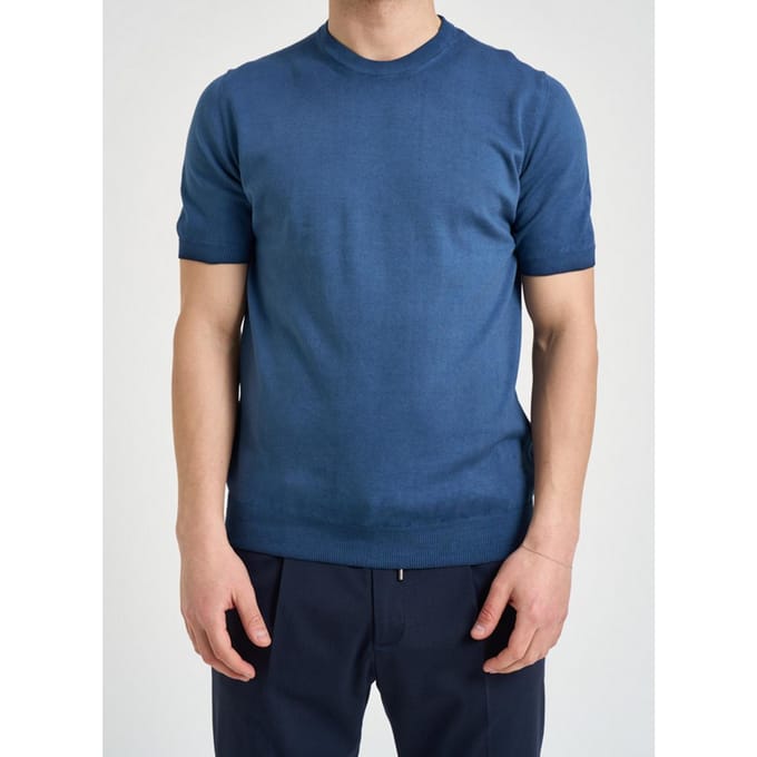 overhemd man blauw