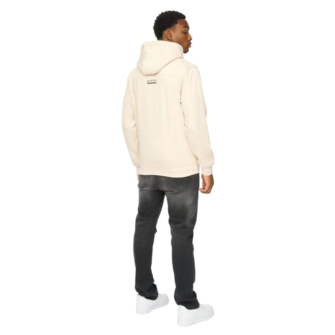 Duck and Cover Heren Skullmatic Hoodie (Gebroken wit)