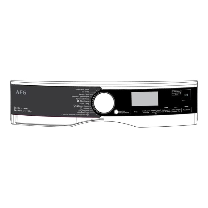 AEG controlepaneel, wit, AEG, NL,FR 140239855046