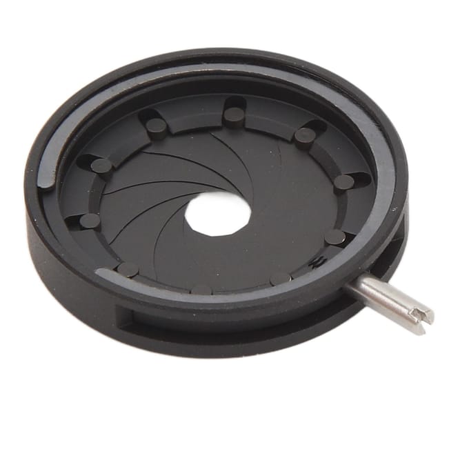 Verstelbaar Irisdiafragma 1 tot 16 mm Aluminiumlegering Irisdiafragma Adapter voor black