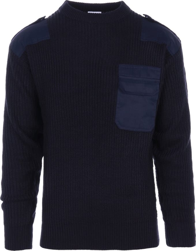 Fostex Commando Heren Trui - Donkerblauw - Maat S
