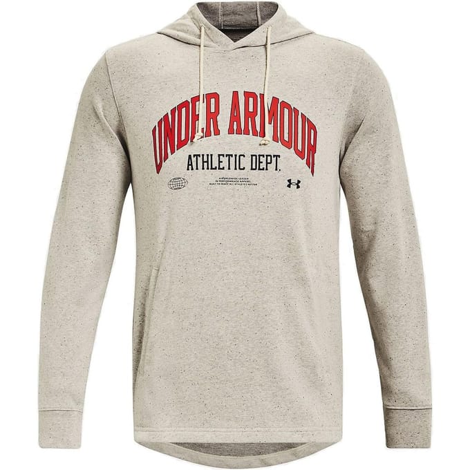 Under Armour Rival Terry Athletic Department Heren Grijs Hoodie