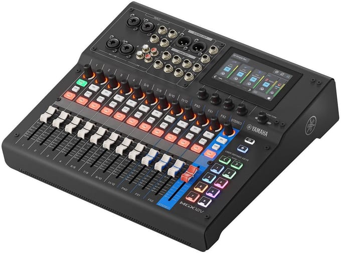 Yamaha MGX12V 18 kanaals digitaal mengpaneel met video-interface zwart