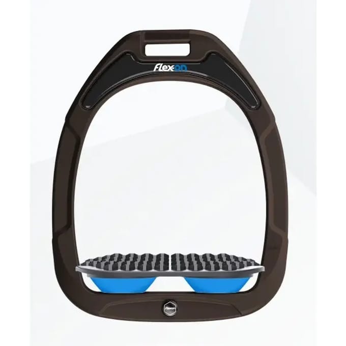 Endurance stijgbeugels Bruin/Grijs/Blauw Flex-On Green Composite
