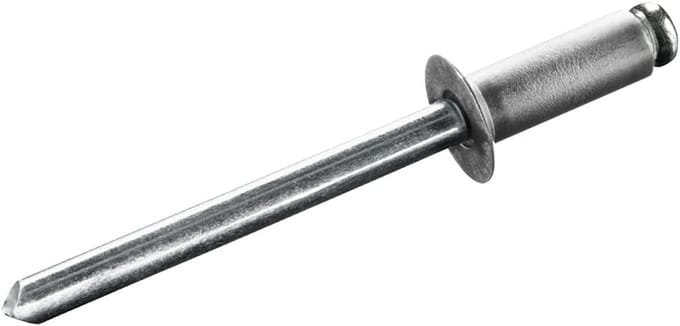 Blindklinknagels - Klinknagels - Bevestigen van materialen - Verzonken kop - 4 x 8 mm - Multicolor
