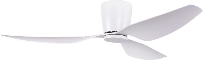Plafondventilator met LED | 127 cm | Arioso | wit | aluminium en kunststof | modern