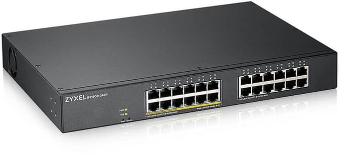 ZyXEL GS1900-24EP 24-port GbE Smart Managed PoE Schakelaar