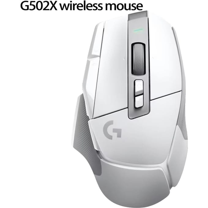 Logitech G502 X PLUS Lightspeed Gamingmuis RGB Vloeiend Lichteffect Hero25K Sensor wit