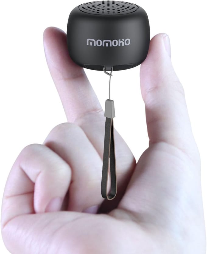 Draagbare Luidspreker - Mini Bluetooth Speaker - Muziek Onderweg - Ingebouwde Microfoon - Compact Formaat - Zwart