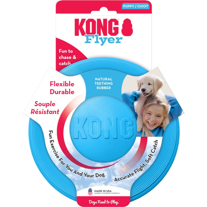 Kong Puppy Vlieger Gr. S ca. Ø 18 x H 2 cm Hondenspeeltje