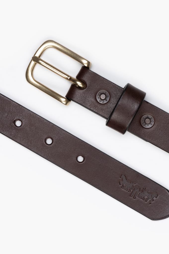 Levi's Men's New Narrow Leather Brown Größe: 75 | Gürtel Outlet | Herren | Braun