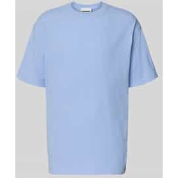 relaxed fit t-shirt van puur katoen model 'MAARKOS WAFFLE'