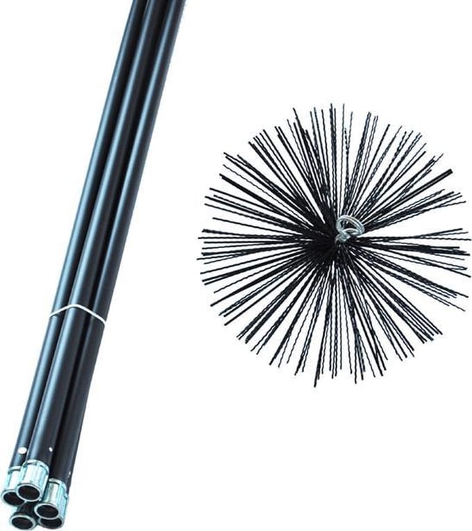 Schoorsteenveegset Nylon 20 cm diam. 7 m