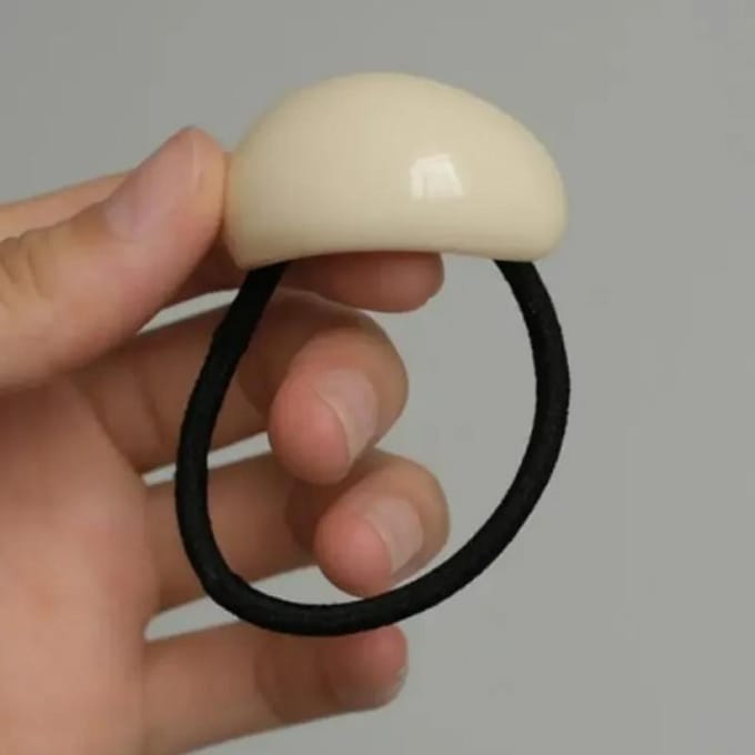 Bandes élastiques pour cheveux Accessoires pour cheveux Couvre-chef Élastique pour queue de cheval Chouchou pour femmes café clair