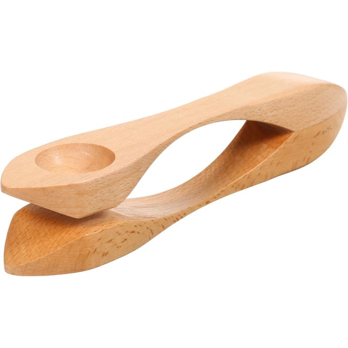 Houten Muzikale Lepel Folk Percussie Instrument Natuurlijk Hout Folk Geluid Traditionele Percussie bruin