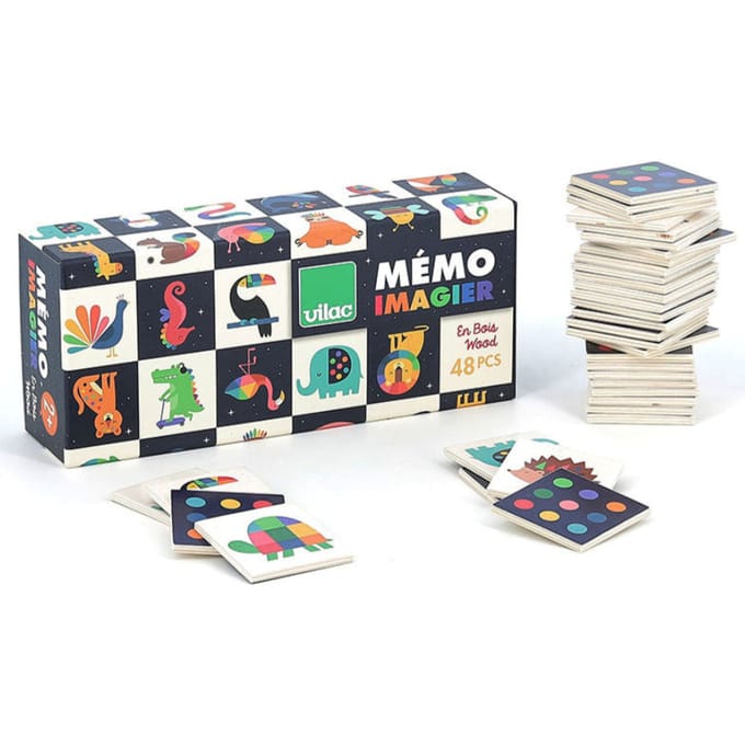 VILAC memoriespel Dieren 2 jr+