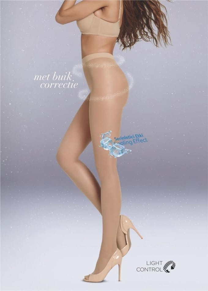 Penti Perfect Shape Dames Corrigerende Panty 15 Denier - ZWART - Maat S