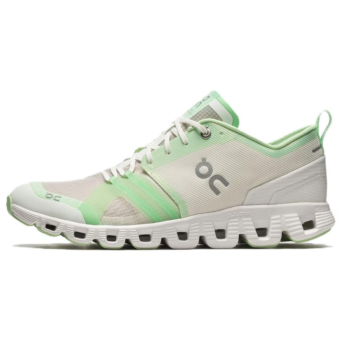 On Cloud X Shift Chaussures de Running Durables à Tige Basse Femme sneaker Vert Clair 38.98938 37.5 white