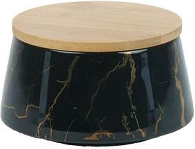 BRICARD VOORRAADKOM ZWART 5 + BAMBOO DEKSEL