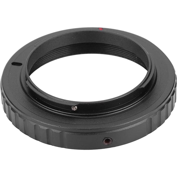 Adapter voor M48*0.75 Mount Telescoop Oculairlens voor Nikon DSLR-camera black