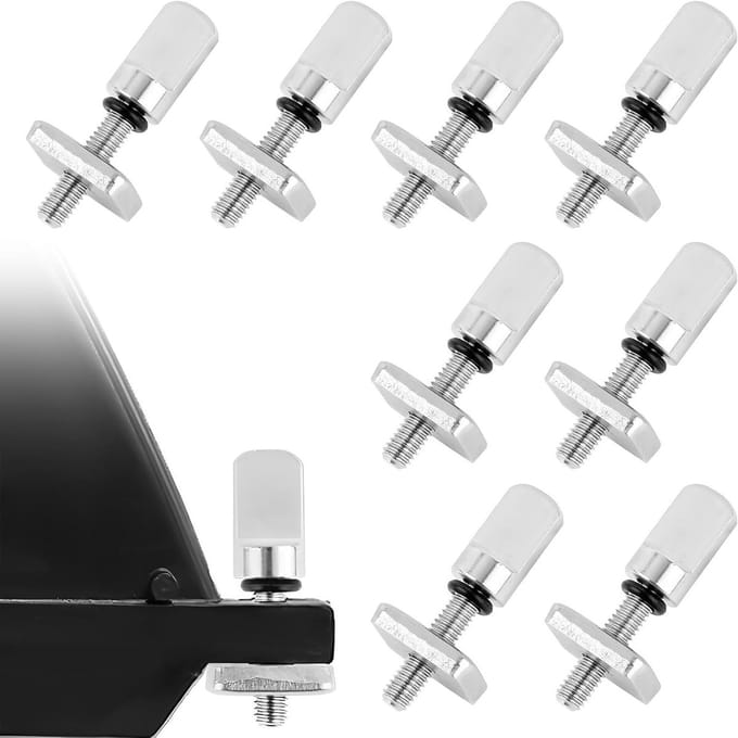 Set van 8 RVS Fin Schroeven voor SUP Surfboard en Longboard - Perfect voor Paddle Board en Single Fin