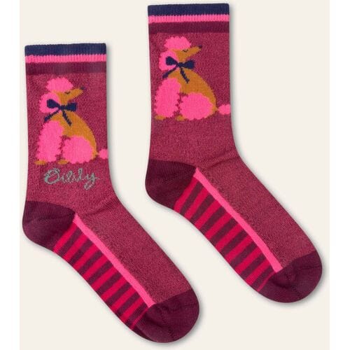 Oilily Macherie Sokken- maat29-31 Beet Rood