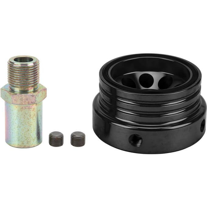 Professionele Oliefilterplaat Olie Sandwich Plaat Adapter Auto Accessoire voor GT86 2017+(Zwart )