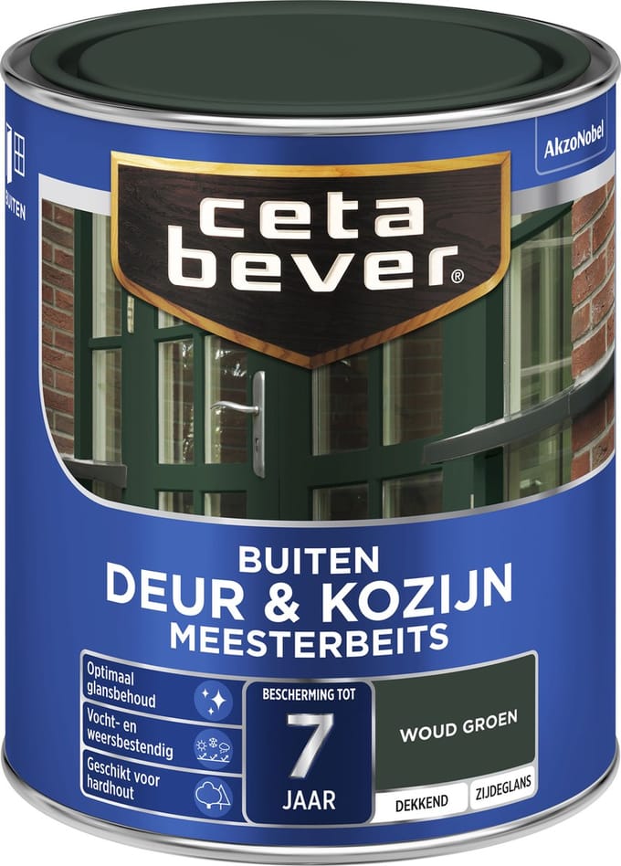 Cetabever Meesterbeits Deur en Kozijn Dekkend Zijdeglans - Woudgroen