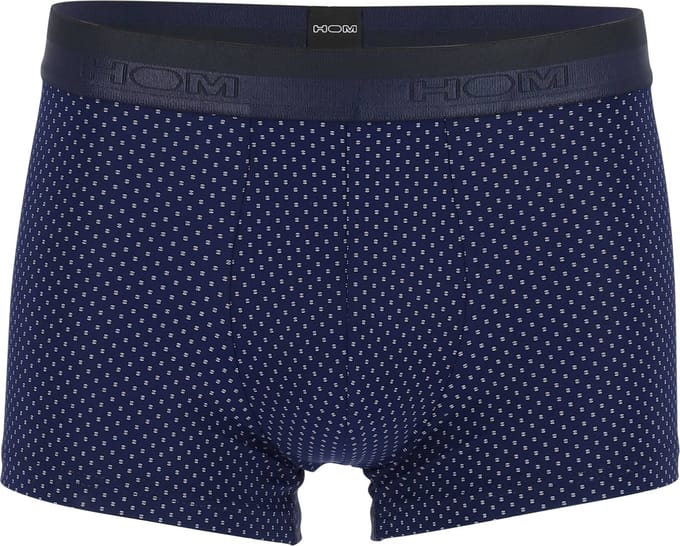 HOM - Max Boxer Briefs (1-pack) - Heren Boxer microfiber - Navy dessin - Maat S