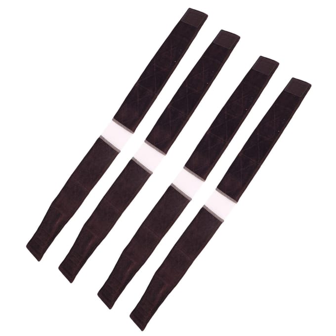 4 STUKS Kant Pruik Band Volledig Verstelbaar Versterkt Comfortabel Elastisch Kant Haarbanden Pruik Grip beige
