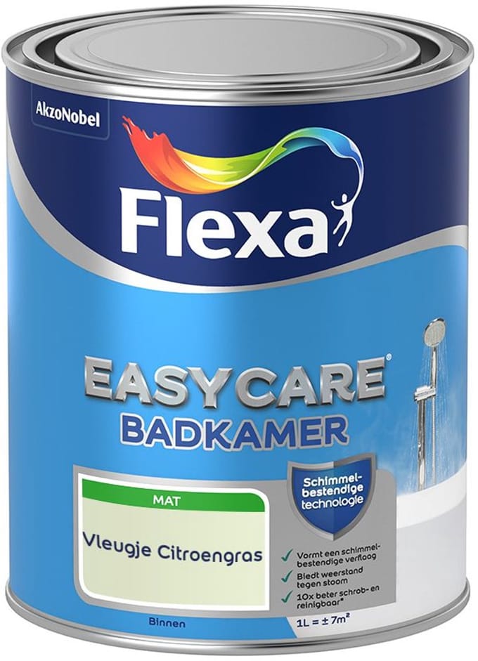 Flexa - Easycare Badkamer - Vleugje Citroengras - Mengverf - 1 L