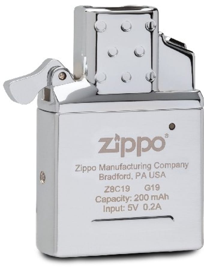 Elektrische Zippo arc regular chroom high polish
