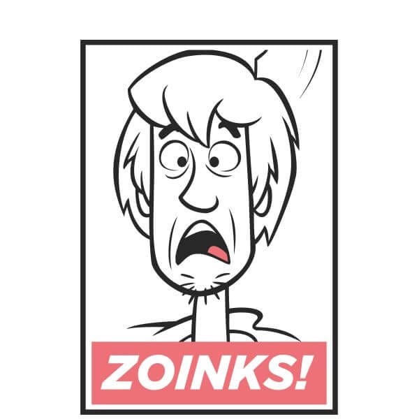 Scooby Doo Zoinks! Women's T-Shirt - White - S