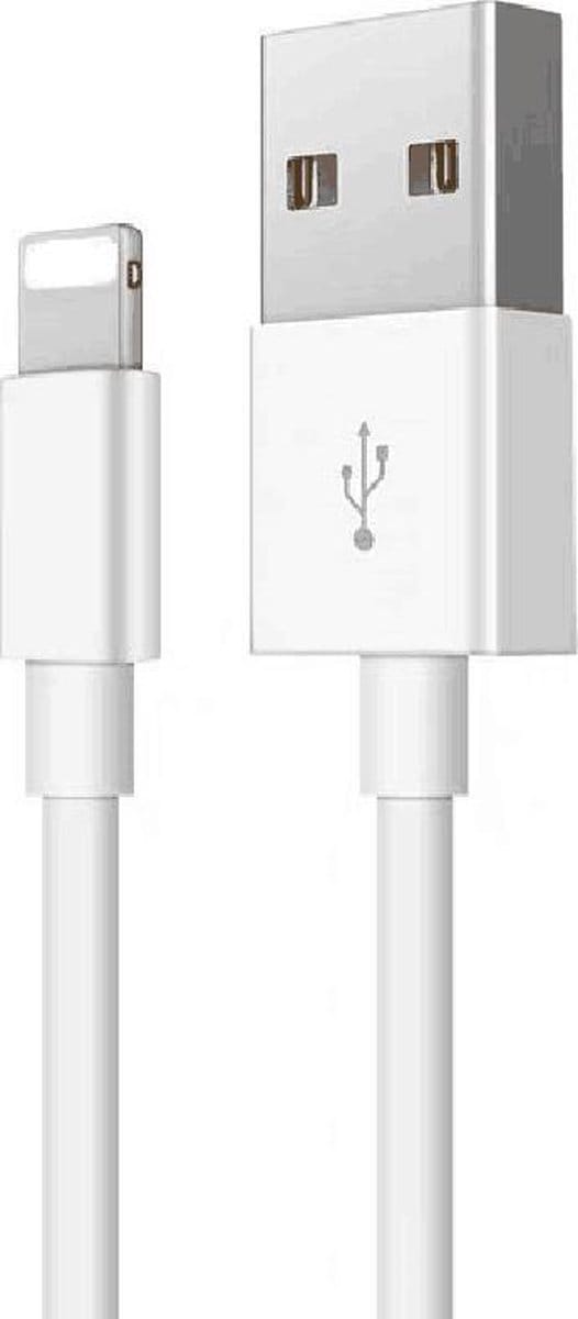 DW4Trading Lightning naar Usb Kabel - Geschikt Voor Apple Iphone Ipad - 1 Meter - Wit