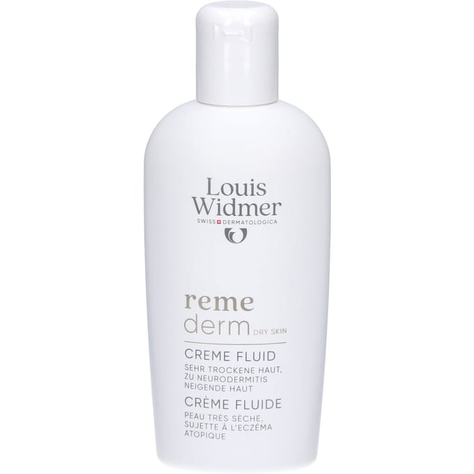 Louis Widmer Remederm Dry Skin creme fluide probiotic Zonder Parfum 200 Crème