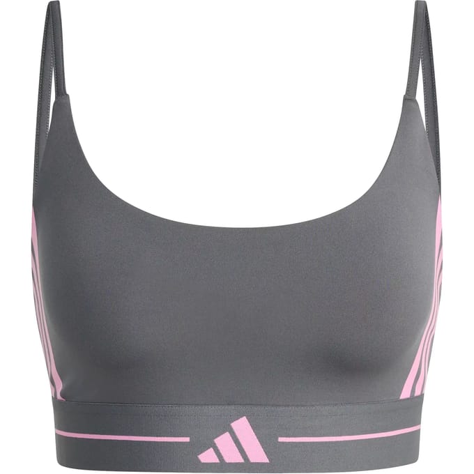 Damesbeha met lichte ondersteuning adidas Hyperglam 3-Stripes