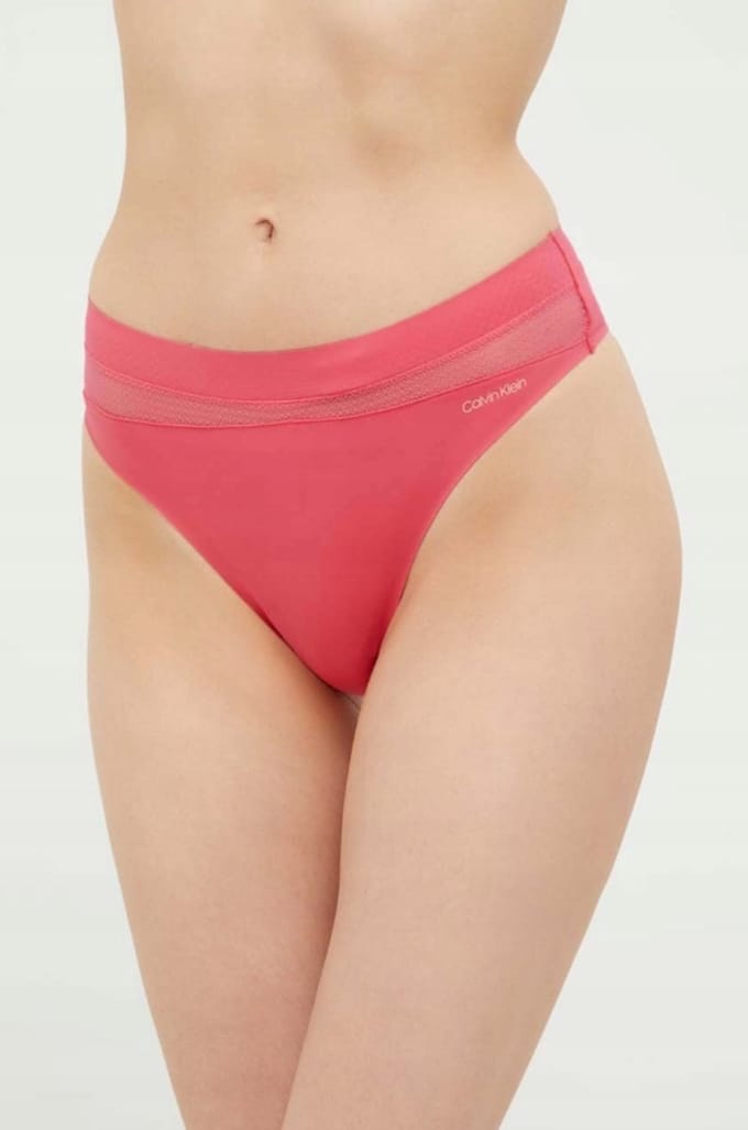Calvin Klein - Dames String - Róze - Siateczka