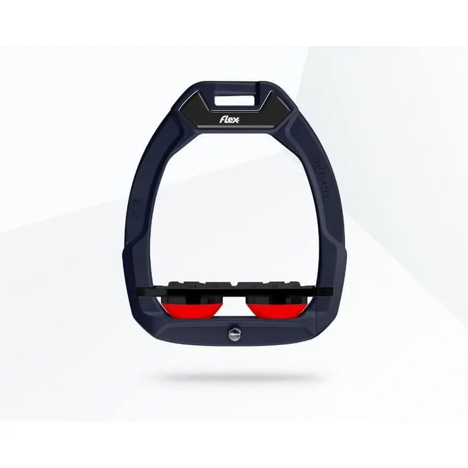 Veiligheidseisen voor paardrijden Plat Grip Rood/Zwart/Rood Flex-On Safe-On